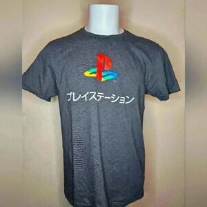 Playstation Men's graphic katakana design